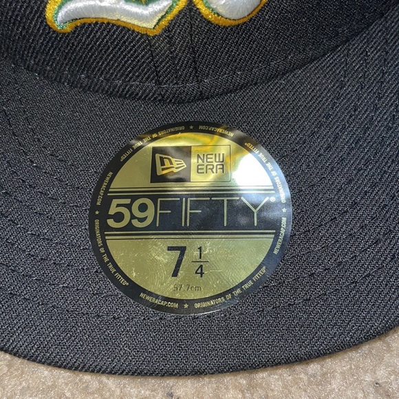 Brand New Citrus Pop Oakland As Baseball Fitted cap - Picture 7 of 8